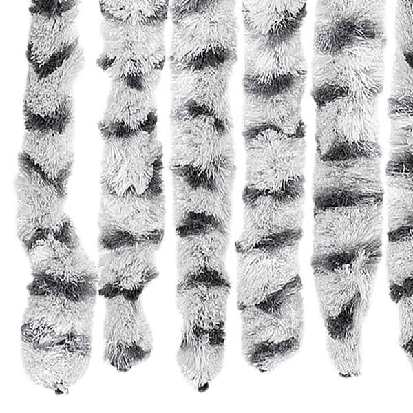 Maison Exclusive - Vaaleanharmaa ja tummanharmaa hyttysverkko 100x230cm chenille