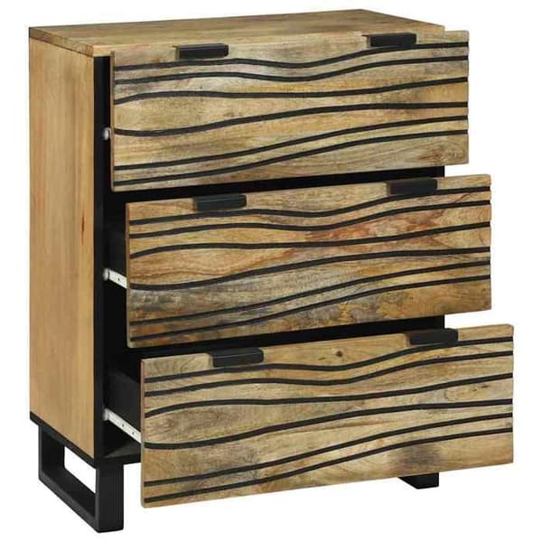 Maison Exclusive - Buffé Marron 60 x 33.5 x 75 cm Massivt mangoträ