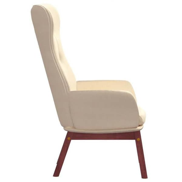 Maison Exclusive - Afslapningsstol Creme Stof