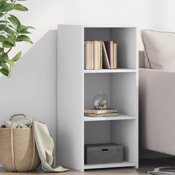 Maison Exclusive - Hvidt buffet 40x41x93 cm ingeniørtræ Vit