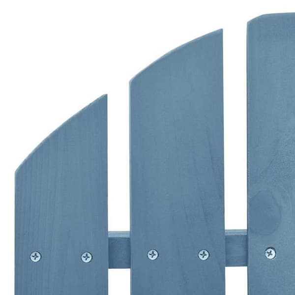 Maison Exclusive - Adirondack gungstol i massiv granträ blå Blå
