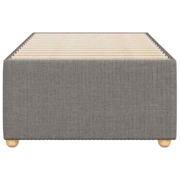 Sengestel - EKSKLUSIV HUS - 80x200 cm - Taupe - Polyesterstof - Lamelseng Mol