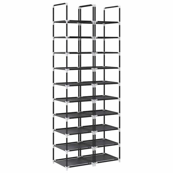 Maison Exclusive - Skohylder 2 stk 10 niveauer 33x33x174cm non-woven stof