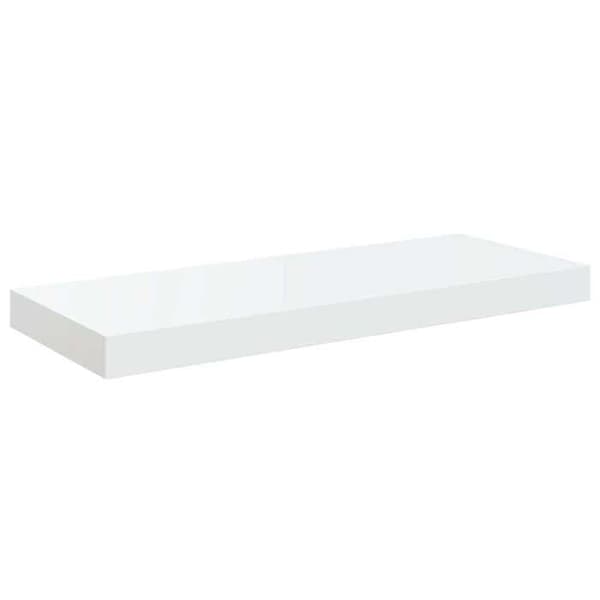 Maison Exclusive - Flydende væghylde 2 stk Hvid glans 60x23,5x3,8cm MDF