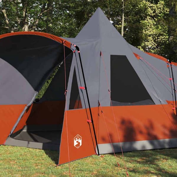 Maison Exclusive - Teepee Telt til 8 Personer Grå og Orange