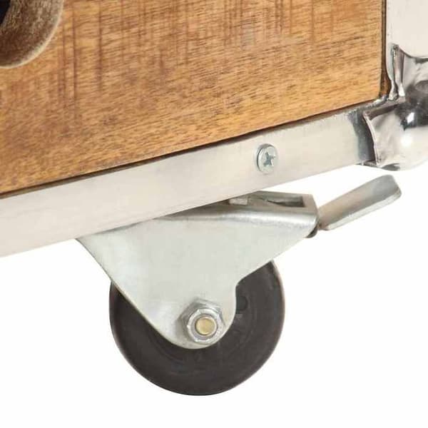 Maison Exclusive - Alustatabletti 89x59x33 cm Raaka mangopuu