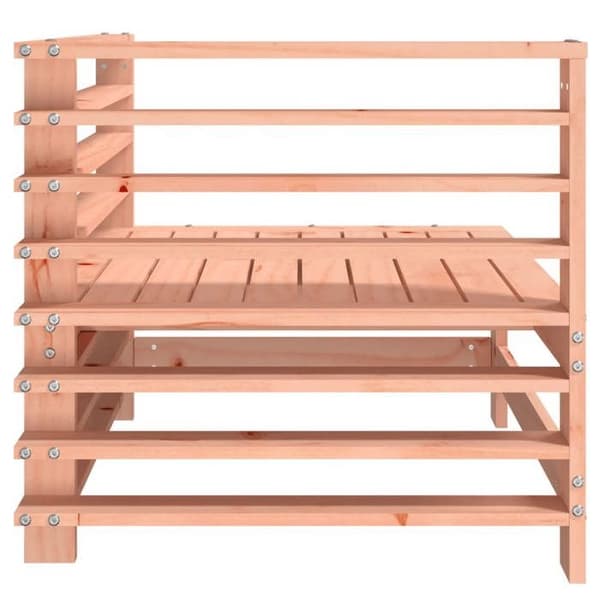 Hörnsoffa för trädgård - EXKLUSIVT HEM - 2 st - Massivt Douglasträ - Lattdesign - Modulär