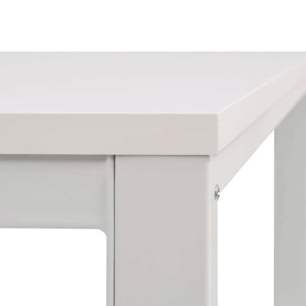 Maison Exclusive - Skrivbord 120x60x75 cm Vit Vit