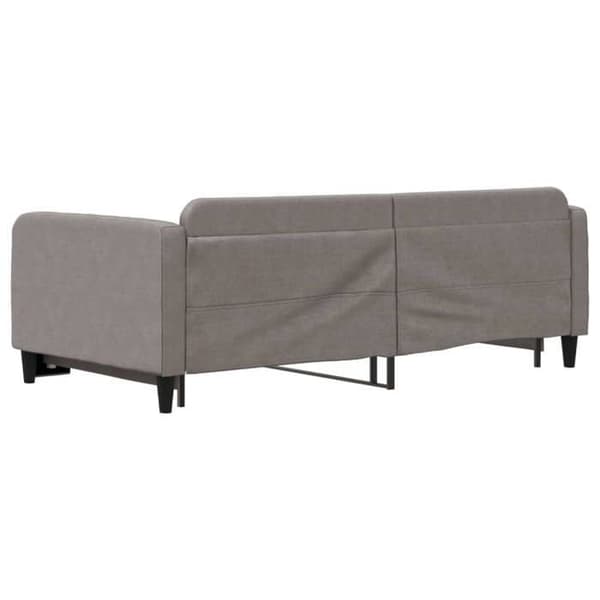 Maison Exclusive - Päivävuode, jossa on taupe väri 100x200 cm kangas