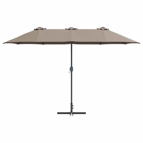 Maison Exclusive - Haveparasol 370 x 197 x 239 cm Polyester og Aluminium