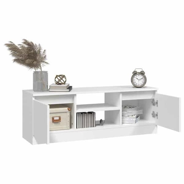Maison Exclusive - TV-møbel med hvid dør 102x30x36 cm Vit