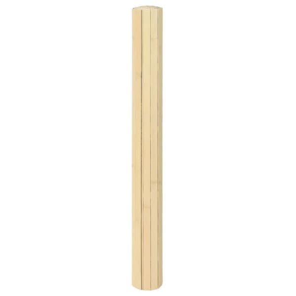 Maison Exclusive - Rektangulär matta i ljus natur 70x400 cm bambu