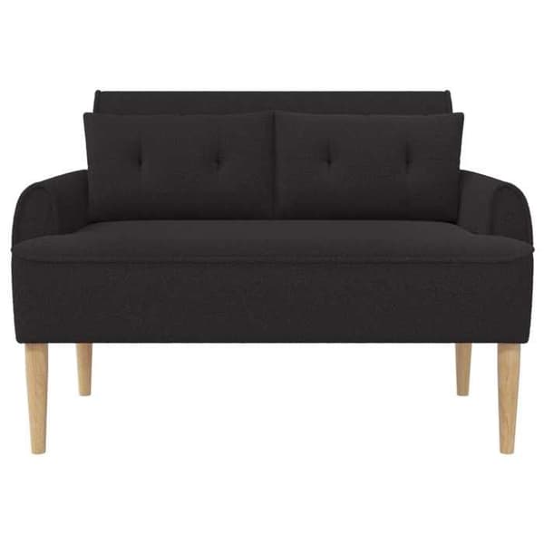 Maison Exclusive - Sovesofa med knapbetræk i sort boucle