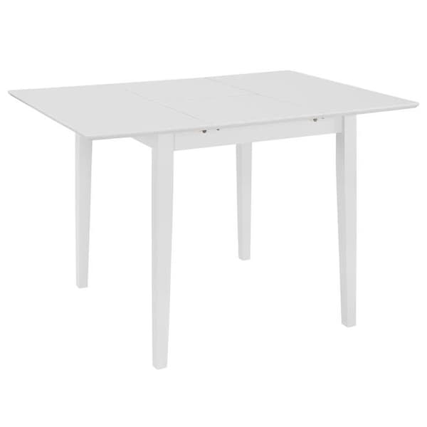 Maison Exclusive - Utökningsbart matbord Vit (80-120)x80x74 cm MDF Vit