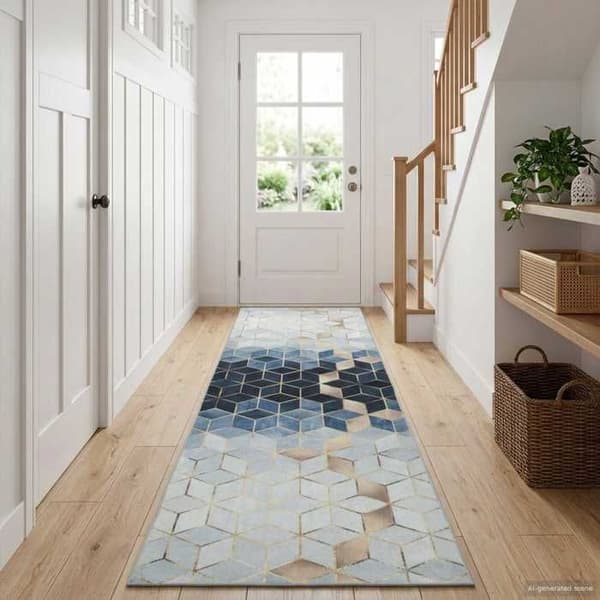 Maison Exclusive - LESAKA Matto Hopea 80 x 100 cm Timanttivelu