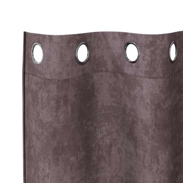 Maison Exclusive - Samettiverhot 2 kpl Ruskea 260 x 140 cm Sametti