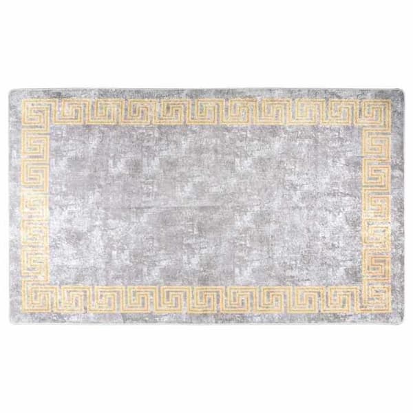 Maison Exclusive - Tvättbar matta 120x180 cm grå