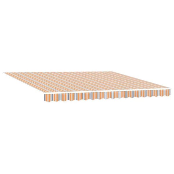 Maison Exclusive - Fällbart Markis Multicolor 400 × 300 cm Tyg och Aluminium