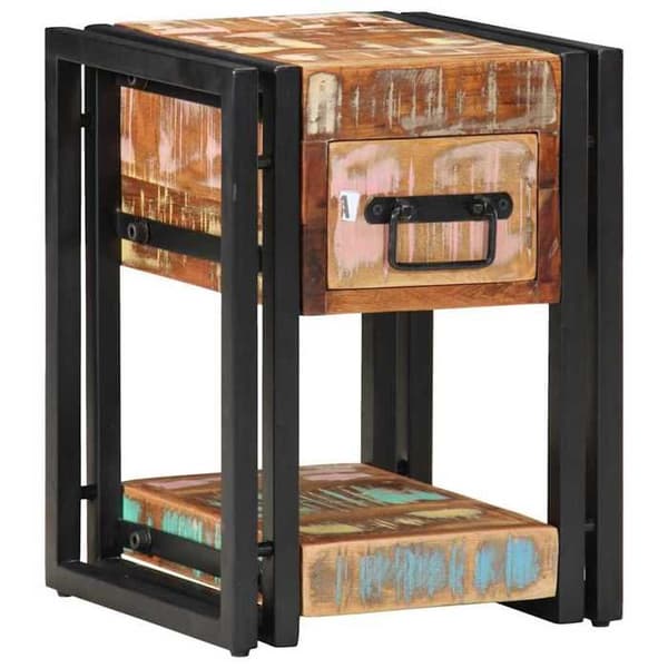 Maison Exclusive - Natbord 30 x 30 x 40 cm Solid Genbrugstræ