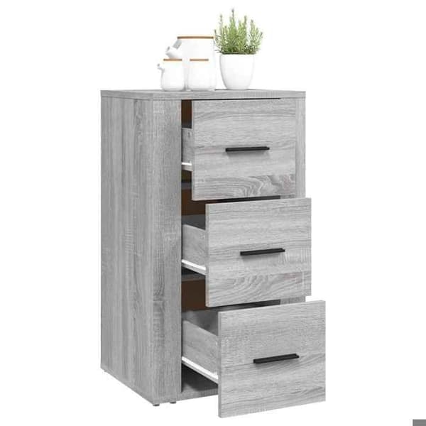 Maison Exclusive - Sonoma harmaa buffet 40x33x70 cm insinööripuuta Sonoma grå
