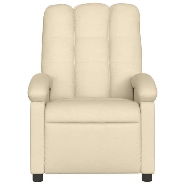 Maison Exclusive - Recliner Fåtölj Creme Tyg