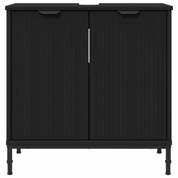 Maison Exclusive - Sort Badeværelsesvaskeskab 60,5 x 33,5 x 61 cm Svart