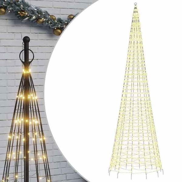 Maison Exclusive - LED-julgran 1534 LED vit 500 cm