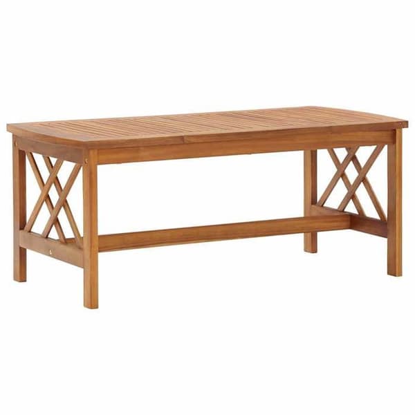 Bord - EKSKLUSIV HUS - 102 x 50 x 43 cm - Massiv akacietræ - Oliebehandlet finish - Rektangulær Variabla träfärger och ådringar (sl