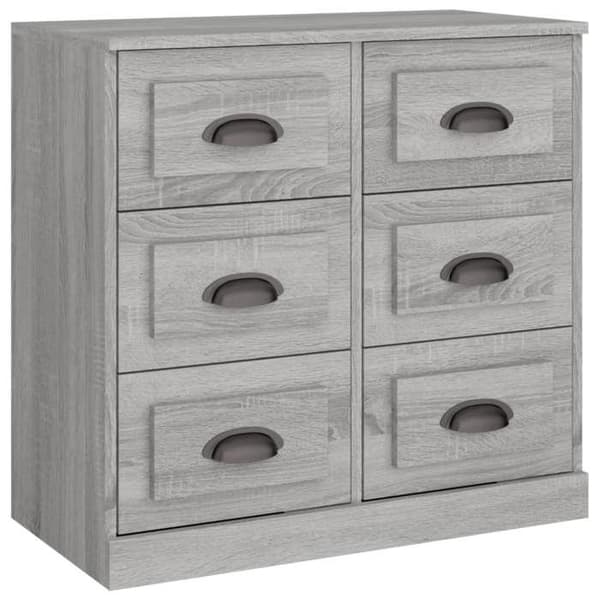 Maison Exclusive - Buffé Sonoma Grå 70x35,5x67,5 cm Ingenjörsträ