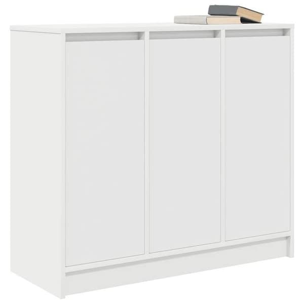 Maison Exclusive - Hvidt buffet 85x34x76 cm i ingeniørtræ