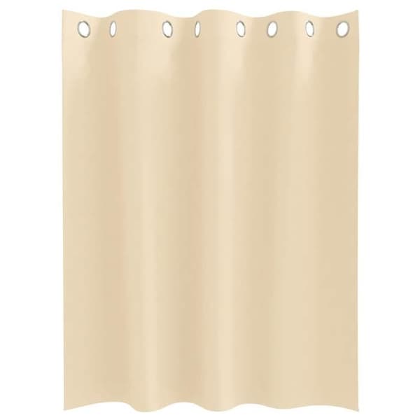 Mørklægningsgardiner - EKSKLUSIV HUS - 2 stk 140 x 140 cm - Creme - Polyester - Blokerer 80-90% lys Grädde