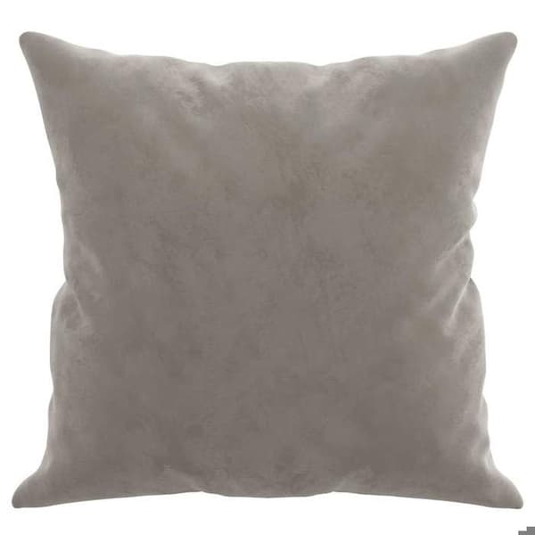 Maison Exclusive - Dekorativa kuddar set om 2 Ljusgrå 40x40 cm Sammet