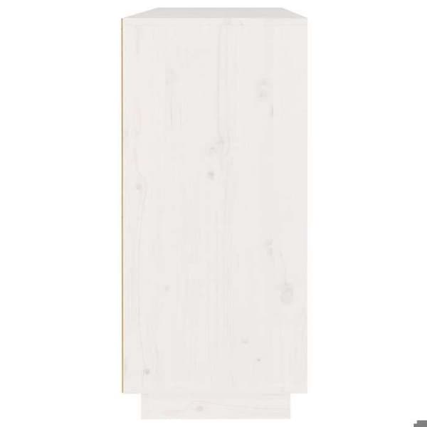 Maison Exclusive - Vit buffé 110x34x75 cm av massivt furu Vit