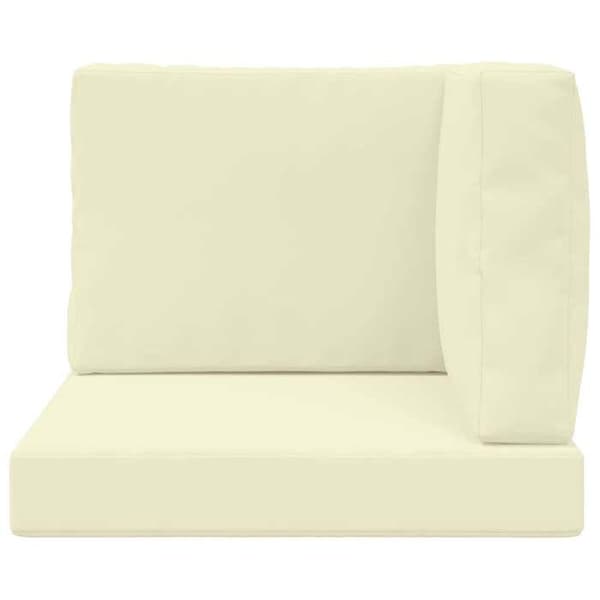 Maison Exclusive - Udendørs sofa pude Polyester Creme 60 x 60 cm Grädde