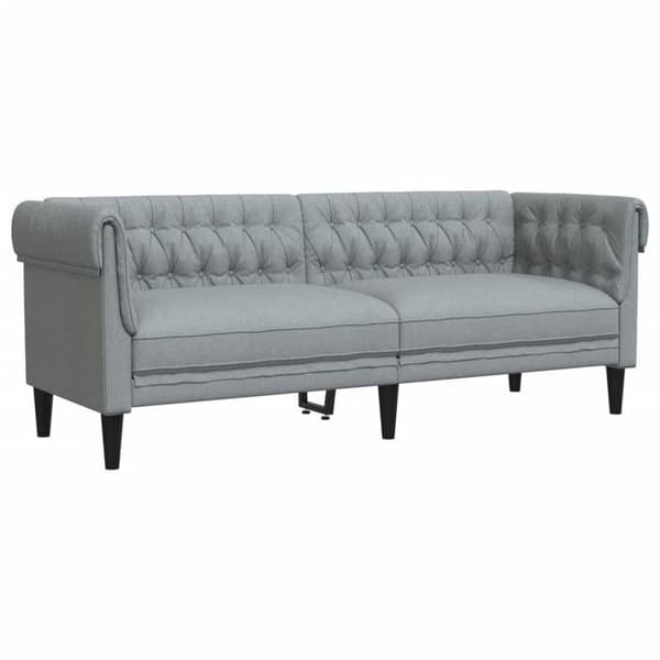 Maison Exclusive - Sæt af 2 sofaer lys grå stof