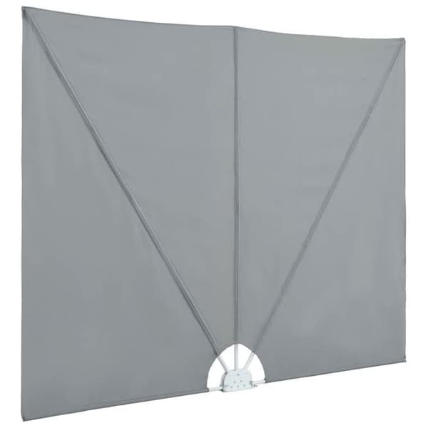 Maison Exclusive - Fällbart sidotak för terrass Grå 300 x 150 cm Grå