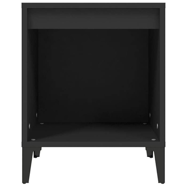 Maison Exclusive - Natbord Sort 40x35x50 cm