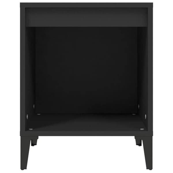 Natteskab - Eksklusiv Hus - Sort - 40x35x50 cm - Ingeniørtræ Svart