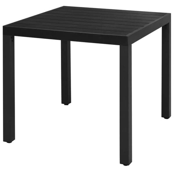 Maison Exclusive - Trädgårdsset 3 delar PVC flätad svart Svart