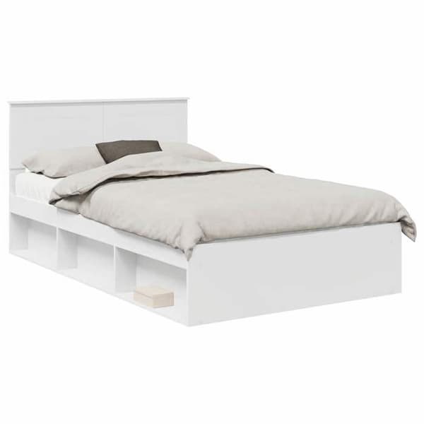 Sängram - EXKLUSIV HEM - Maison Exclusive - 120 x 190 cm - Vit - Ingenjörsträ Vit