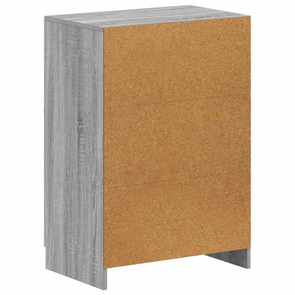 Maison Exclusive - Skab til sko UTRECHT 59,5 x 39,5 x 87 cm Sonoma grå