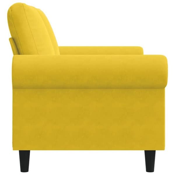 Maison Exclusive - Soffa 2-sits Gul 120 cm Sammet