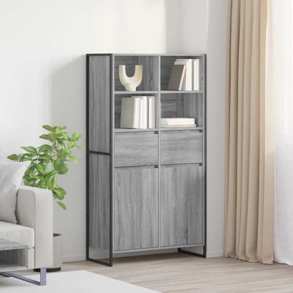 Maison Exclusive - Buffé Grå Sonoma 81 x 36 x 150,5 cm Ingenjörsträ