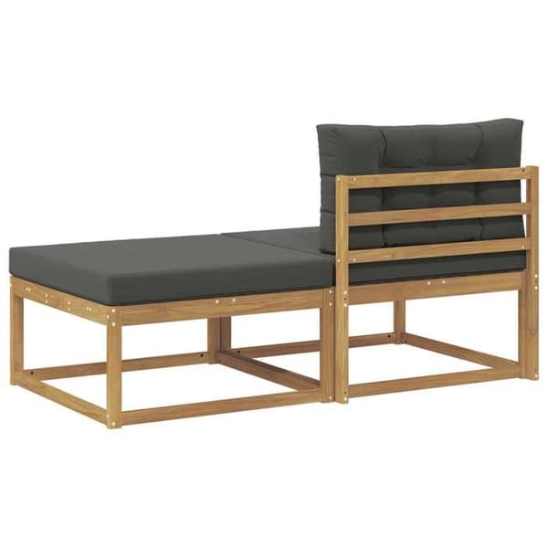 Maison Exclusive - 2 Styk Pouf til Udendørs Brug i Polyester Hvid