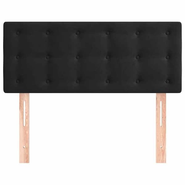 Maison Exclusive - Svart sänggavel 100x5x78/88 cm Sammet