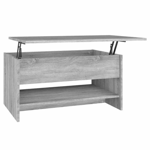 Maison Exclusive - Soffbord Sonoma grå 80x50x40 cm Ingenjörsträ Sonoma grå