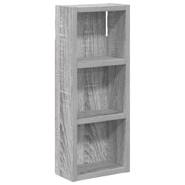 Badeværelsesmøbel - EKSKLUSIV HUS - Grå Sonoma - 20 x 10 x 50 cm - Spånplader - At hænge op Gris Sonoma