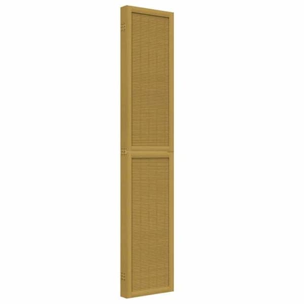 Adskillelse - EKSKLUSIV HUS - 5 paneler - Massivt paulownia træ - Brun - Foldbar brun