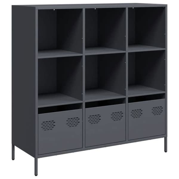 Maison Exclusive - Høj antracit buffet 101,5x39x103,5 cm stål