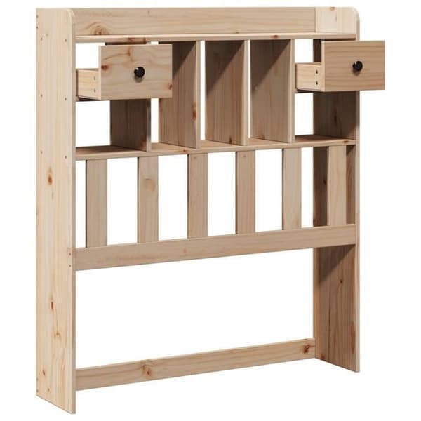 Maison Exclusive - Sänggavel med förvaring 75 cm massiv furu